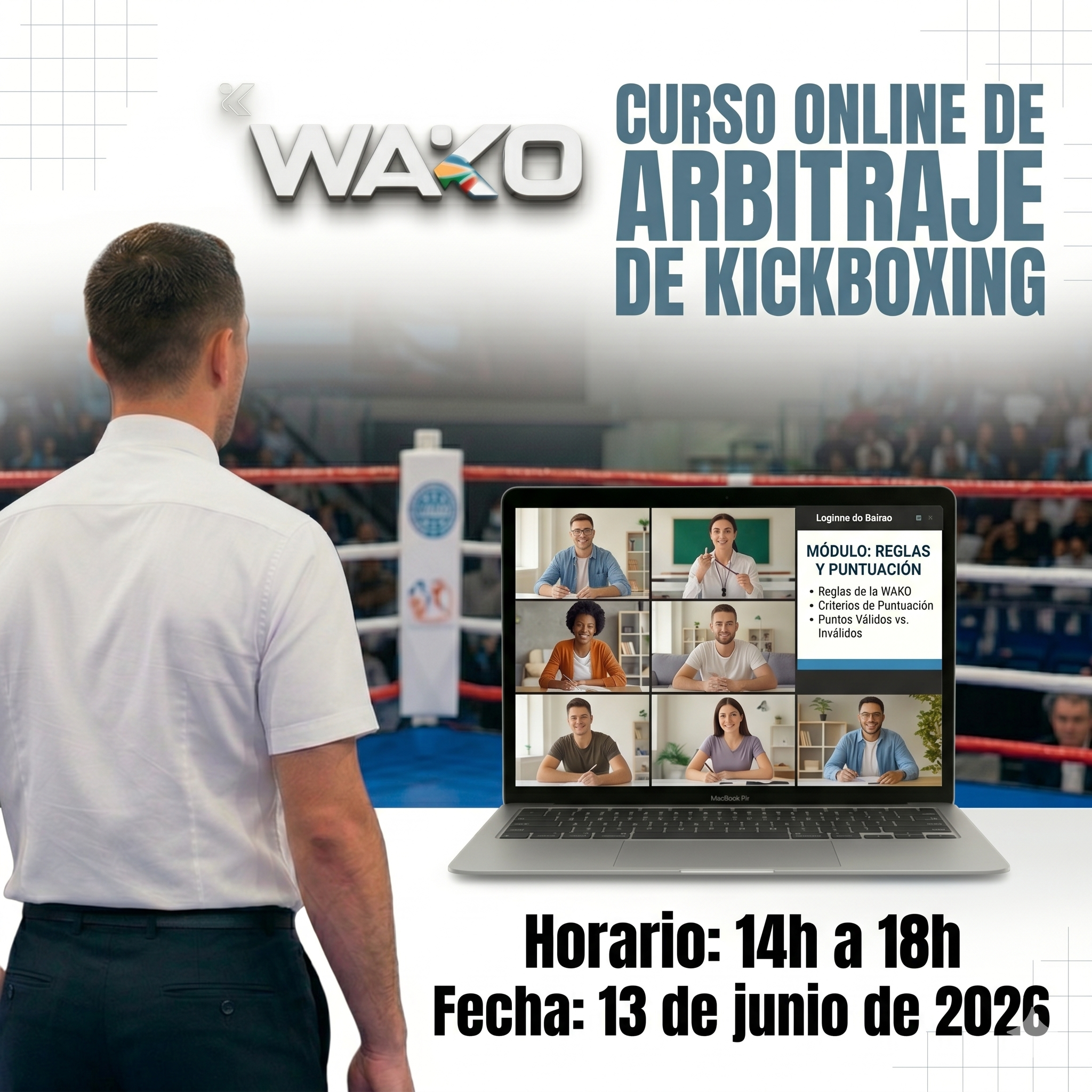 WAKO Panam, en alianza con WAKO Pro, organiza Curso Arbitral