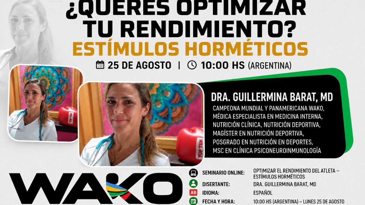  Seminario online sobre optimización del rendimiento deportivo