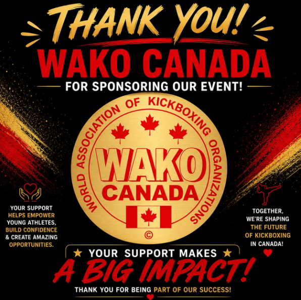WAKO Canada reforça apoio ao desenvolvimento do kickboxing juvenil no Canadá