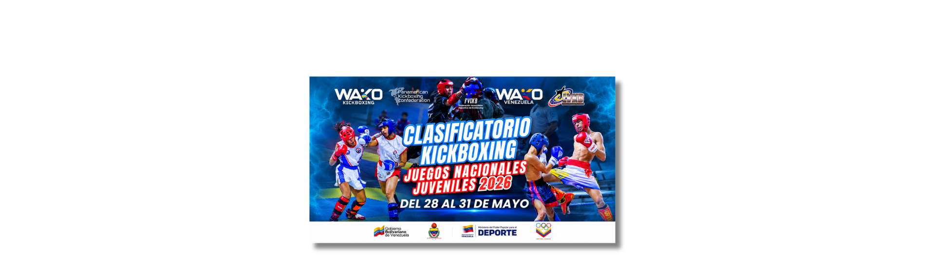 *Venezuela define seus representantes para os Jogos Nacionais Juvenis 2026 no Clasificatório de Kickboxing*